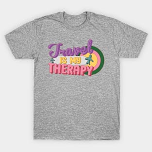 Travel Is My Therapy T-Shirt